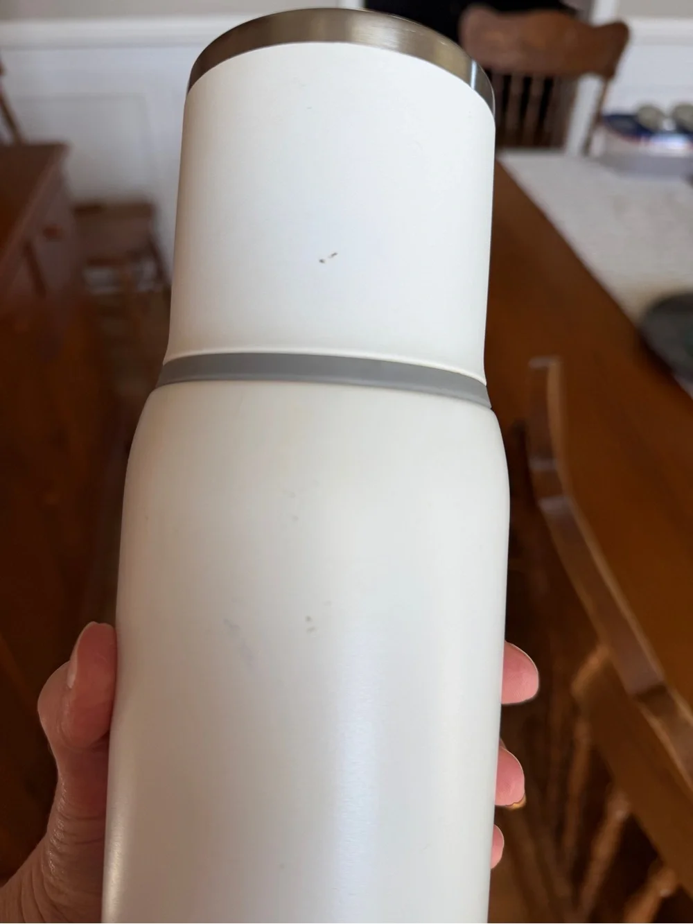 Stanley White Stainless Steel Travel Bottle - Picture 6 of 7